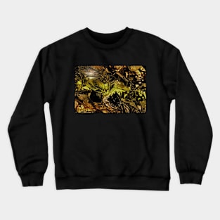 Persimmon in Chiaroscuro with Gold Tones Crewneck Sweatshirt